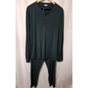 Eberjey Pajama Set Womens Sz XXL Long Sleeve Pull On Comfort Cozycore Loungewear